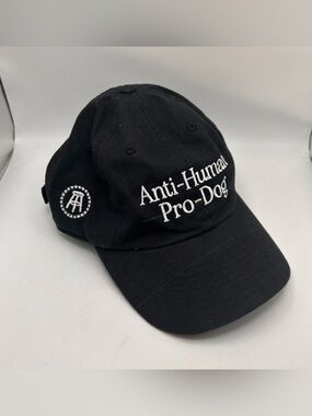 Barstool Sports Hat Anti-Human Pro-Dog Adjustable Cap RARE Humorous 47 brand